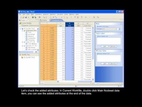 Social Network Analysis Software -  NetMiner : 2.5 Using Output Tables Recursively