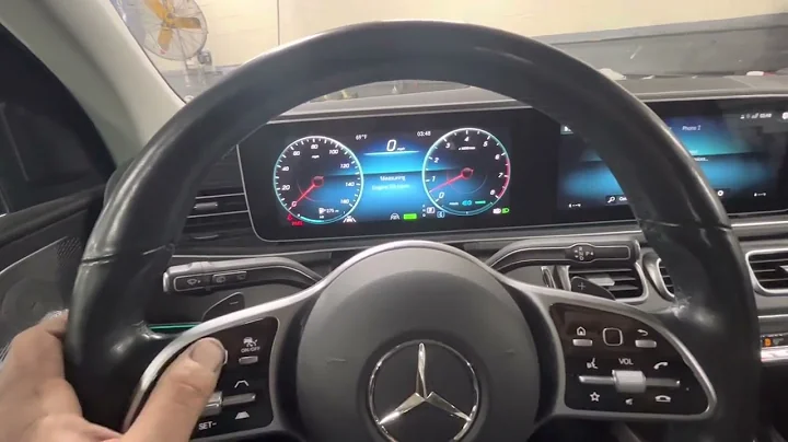 2021 GLS 450 MERCEDES CHECKING OIL LEVEL