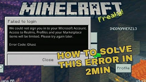 How to solve the singin error code ghast update 1.17 #mincraft