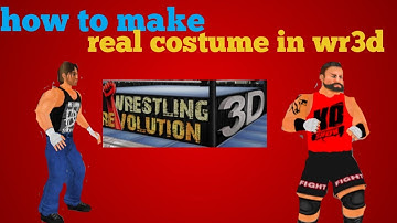 How to make real costume in wr3d||HINDI||wrestling revolution