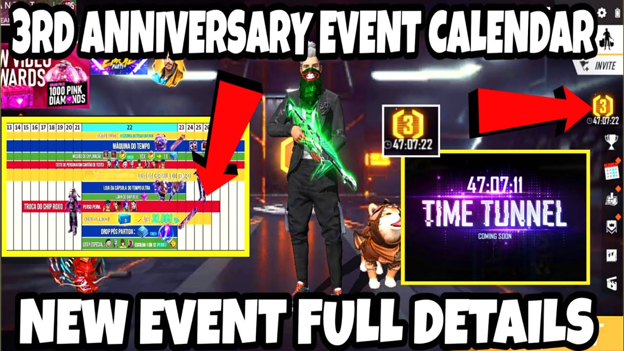 Free Fire All The Missions Prizes Modes Etc Of The 3rd Anniversary Event Free Fire All The Missions Prizes Modes Etc Of The 3rd Anniversary Event