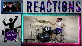 Nandi Bushell - Everlong (Foo Fighters) Drum Cover #reaction