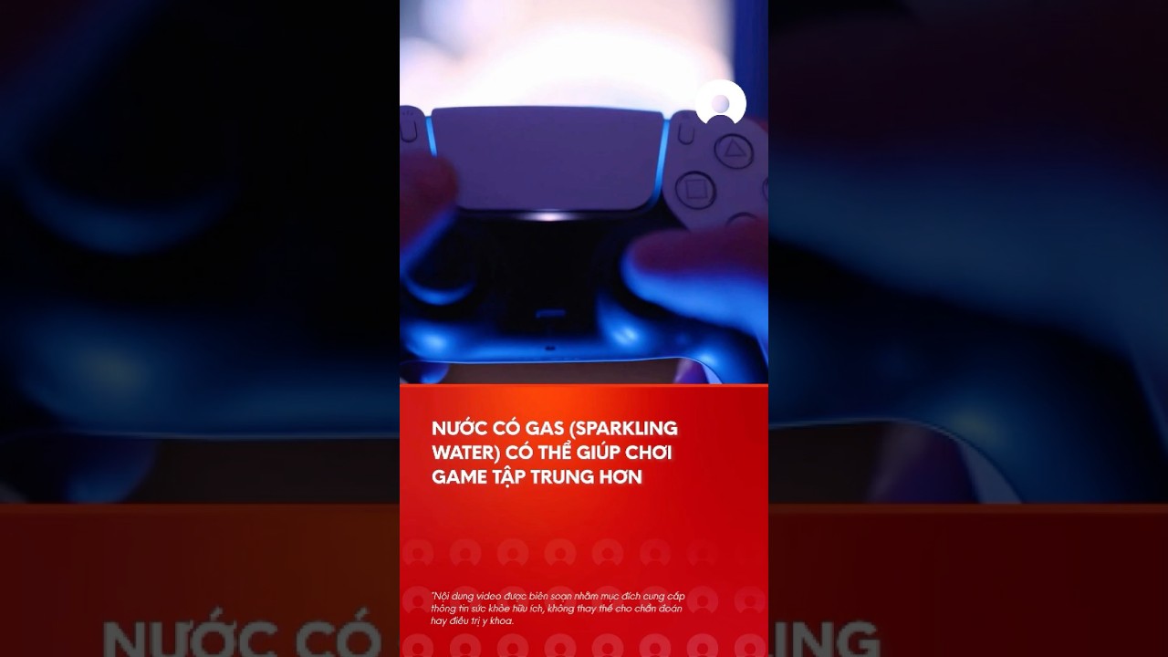 NÆ°á»›c cÃ³ gas (Sparkling water) cÃ³ thá»ƒ giÃºp táº­p trung chÆ¡i game #shorts