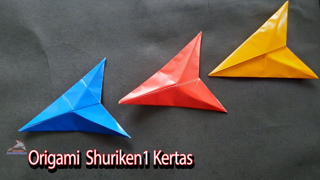 Origami Shuriken | How To Make Origami Shuriken 1 Paper - YouTube