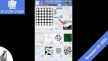 Puzzelpagina Dagelijks - 29 november 2025