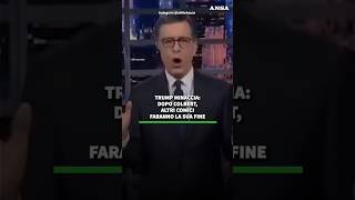 Trump minaccia: dopo Colbert, altri comici faranno la sua fine #ansa#news