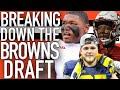 Breaking down the browns draft with cory kinnan