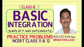 BASIC INTEGRATION PROBLEMS WITH ANSWERS - BASIC INTEGRATION