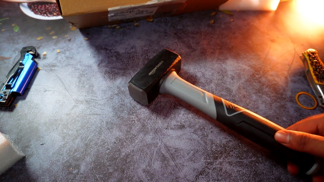 ASMR unboxing Amazon Hammer