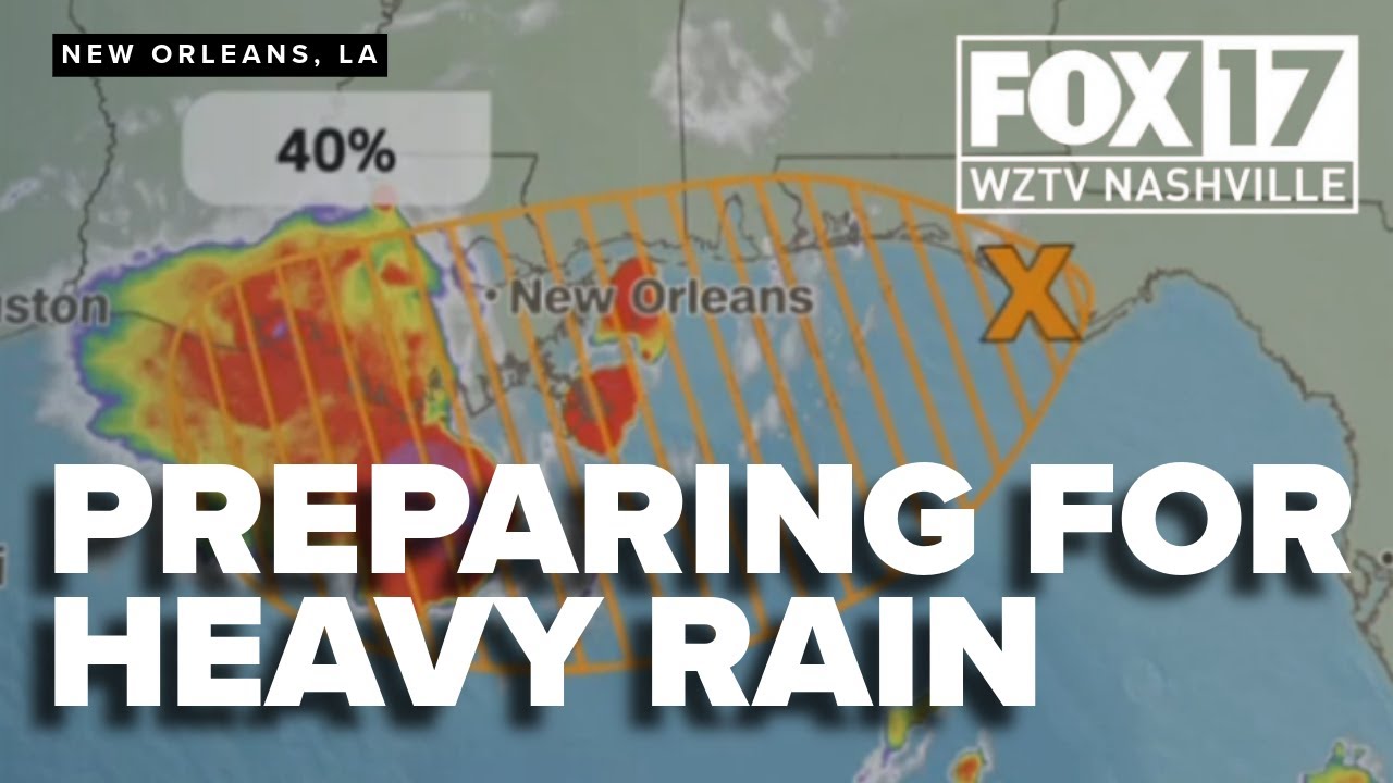 Tropical system threatens Gulf Coast with heavy rain and flooding - YouTube