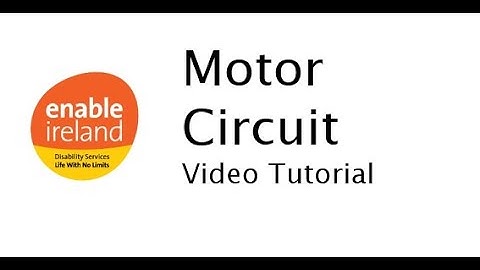 Enable Ireland – Motor Circuit – Video Tutorial 20 May 2020 MB