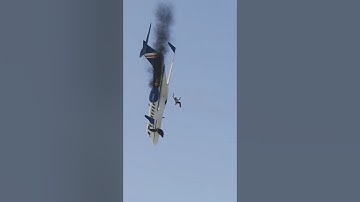 Plane Loses Control and the Pilot Bails Out