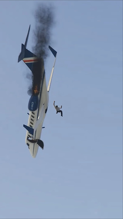 Plane Loses Control and the Pilot Bails Out