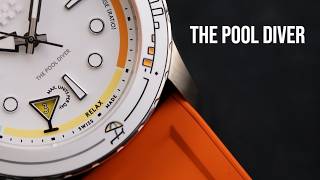 Instead of a Date Window This Dive Watch Gets a Martini Glass with a Drink Counter