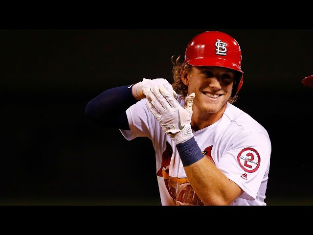 INSIDE-THE-PARK HOME RUN! Harrison Bader was HYPED after touching 'em all!  