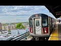 Riding the New York City Subway Train, The OTHER Side of New York 🚆 4K HD