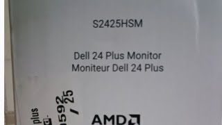 Dell S2425Hsm 24 Fhd Monitor, 144Hz Refresh Rate, 2Xhdmi, Built-In 6W Dual Spkr,