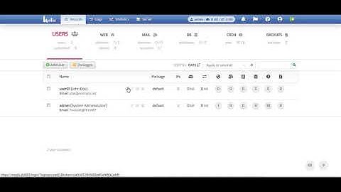 adding regular user of domain — HestiaCP
