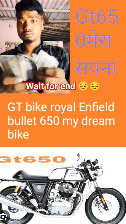 dream bike gt 650 royal Enfield #trendingshort #trendingsong#viralsong #gt650cc #shortvideo