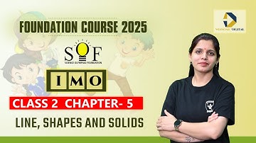 Class 2 Maths Olympiad Workbook  | Chapter 5- Line, Shapes and Solids | Maths olympiad class