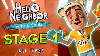 Hello Neighbor: Hide and Seek Stage 1 Walkthrough (All Animal toys Location) screenshot 1