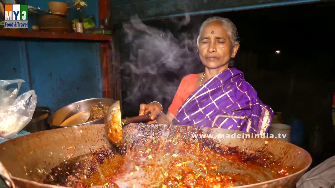 80 Years Grandwoman Making Veg Manchuria | Kolhapur Street food street food | STREET FOOD
