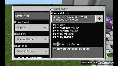 How to make SCP-372 - Minecraft (read description)