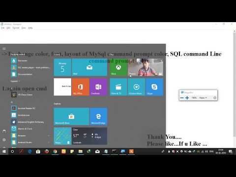 How to change font, color, layout of oracle command line, mysql console and command prompt