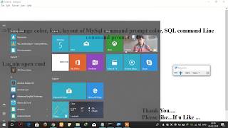 How to change font, color, layout of oracle command line, mysql console and command prompt
