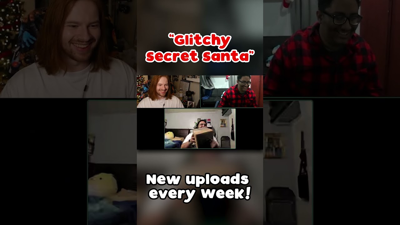🎁🎅GLITCHY GIFTS?! #axellent #pepsi #sodareview #shorts #ytshorts #secretsanta #santa #fabthree