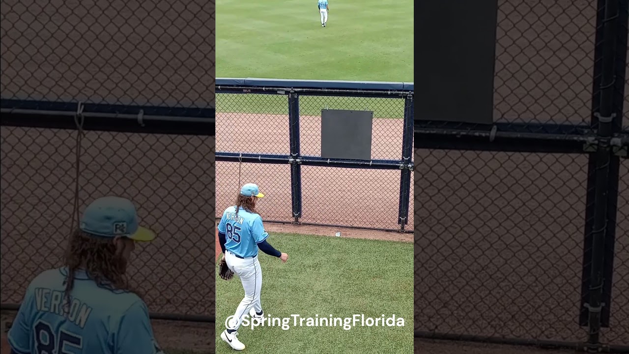 Austin Vernon bullpen 2025 Tampa Bay Rays Spring Training 