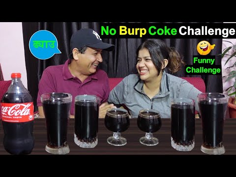 NO BURP COKE CHALLENGE ll Try Not To Burp Challenge @StutiPoudel