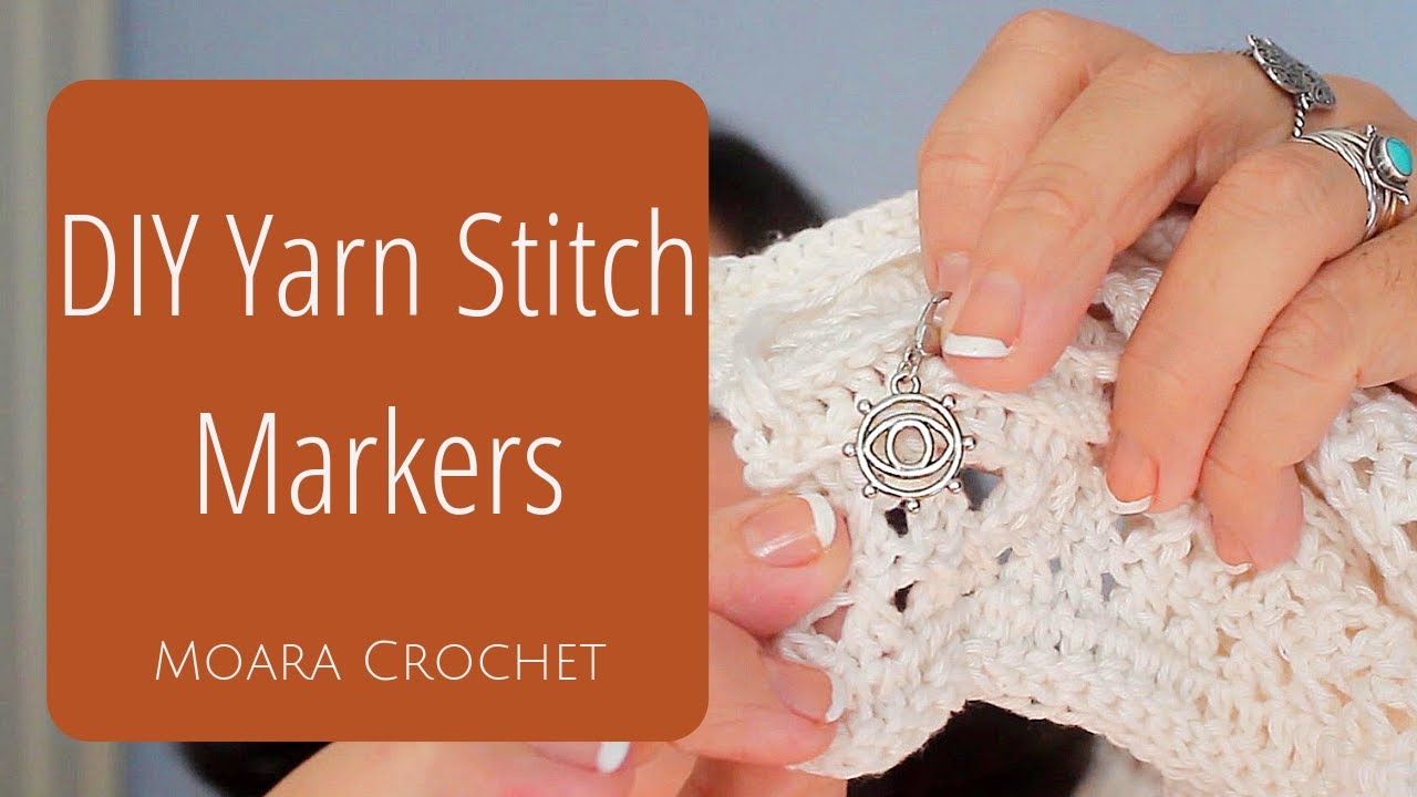 Yarn Stitch Markers DIY tutorial with Moara Crochet