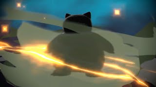 Munchlax evolving into Snorlax | Pokémon Legends: Arceus