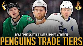Penguins Late Summer Trade Tiers