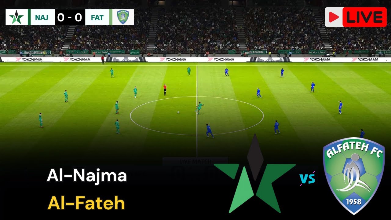 🔴 LIVE: Al-Najma vs Al-Fateh | Saudi Pro League 2026 | eFootball PES 2021 Gameplay Simulation ⚽🔥