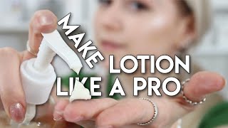 How to Write the Perfect Lotion Formula, like a Professional | Formulating Cosmetics For Beginners