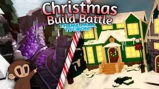 Building An INSANE Christmas Park For Kizy's Christmas Build Battle | Theme Park Tycoon 2