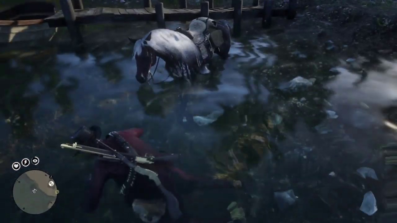 RDR2 A diving dismount YouTube