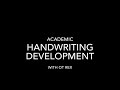 OT Rex - Academic Handwriting Development Milestones