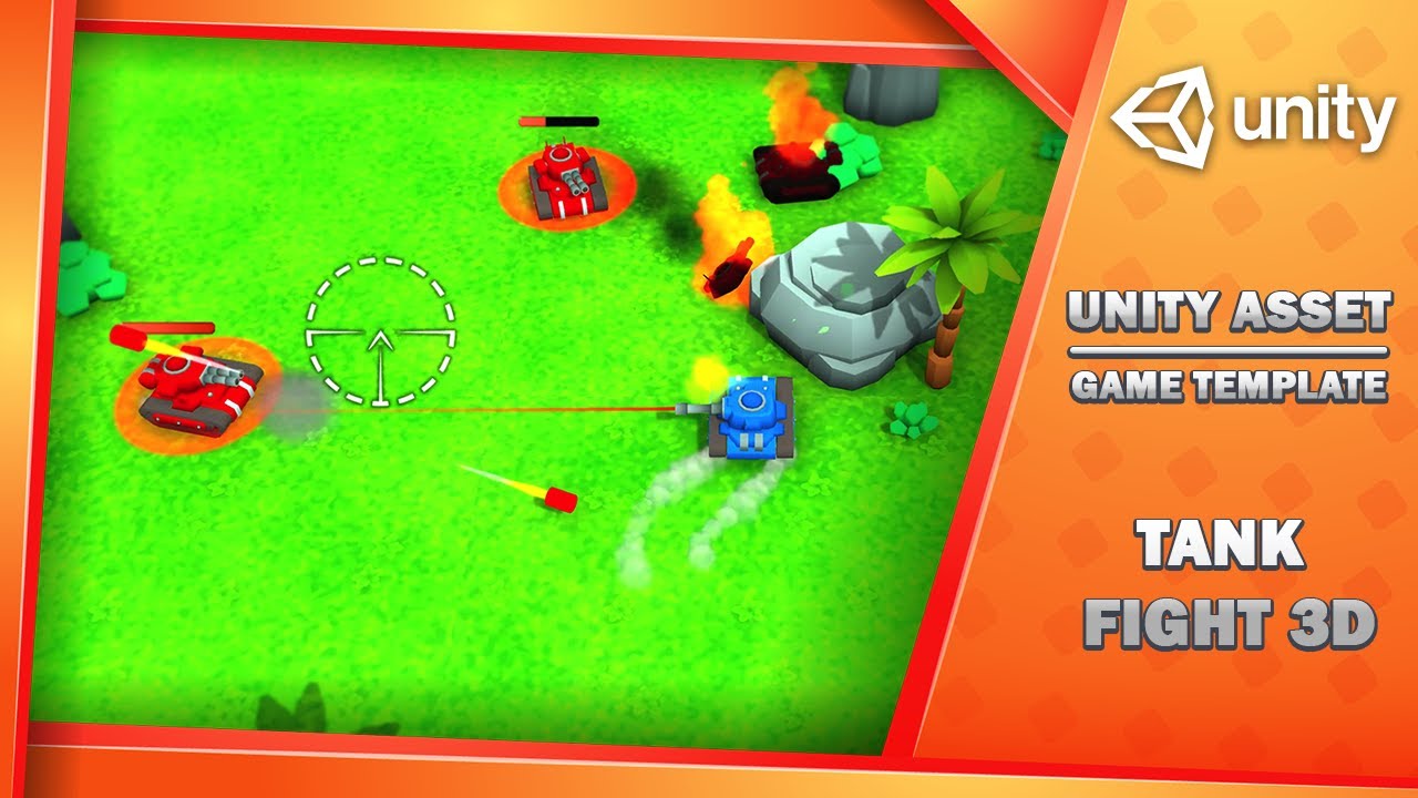 Tank Fight 3D - Game Template, video preview 10