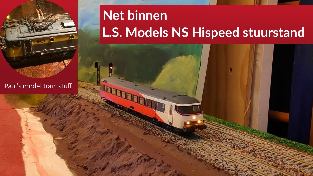 Net binnen: L.S. Models NS Hispeed stuurstand