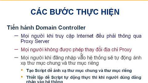 Thiết lập Group Policy