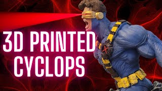 I Painted Cyclops Wicked 3D Resin 3D Print XMEN Bust