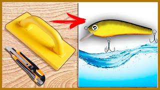 How to make a crankbait. Making a Minnow Lure. Making of Fishing Lures, step by step.