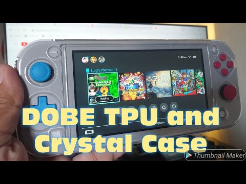 Nintendo Switch Lite TPU and Crystal Case by DOBE / OIVO