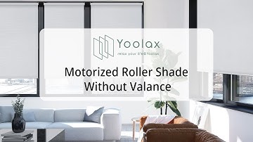 Yoolax Motorized Roller Shade Without Valance