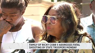 Family decries state trooper's fatal shooting of Ricky Cobb II