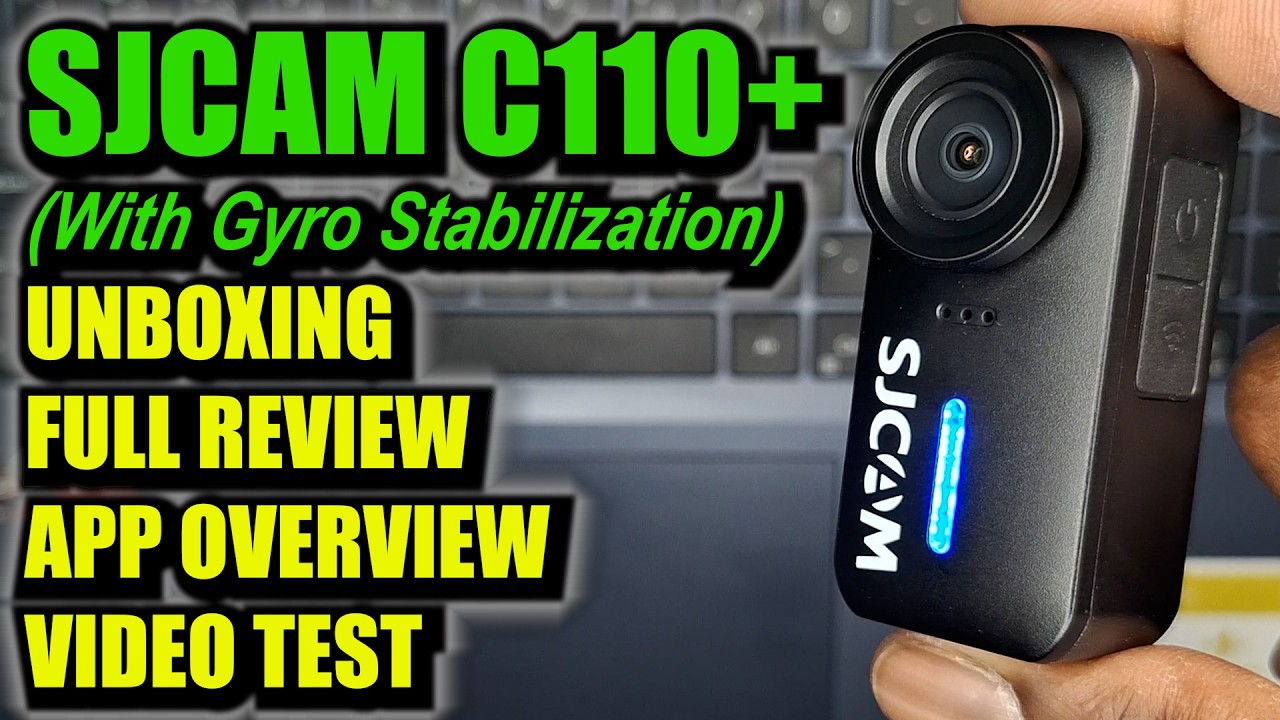 SJCAM C110+ 4K BODY CAM FULL REVIEW (22126)