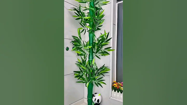 Bamboo Bark Tube Green Decorative | Office Home Decor Bamboo Bark Tube #shorts